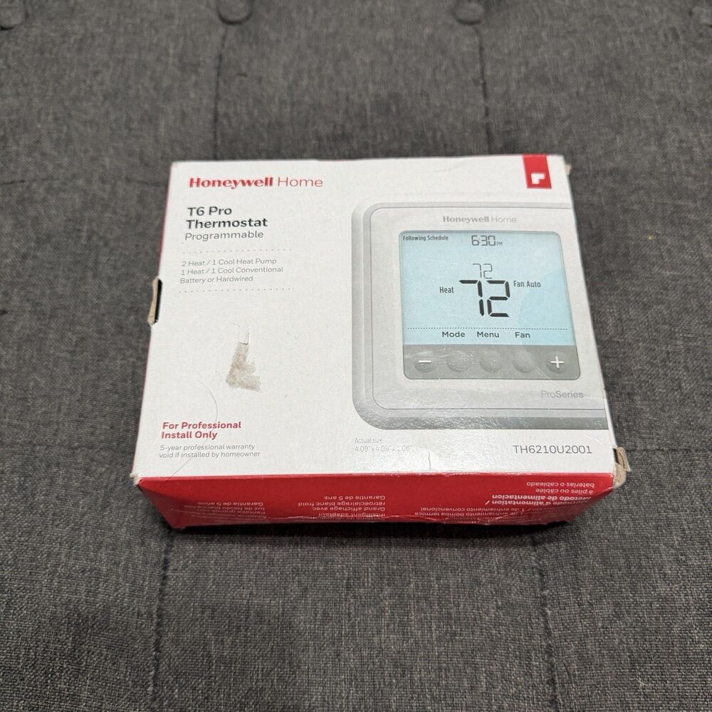 Honeywell T6 Pro Digital Programmable Thermostat TH6220U2000